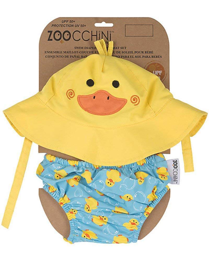 Zoocchini Maillot Chapeau Motif Canard 12 24 Mois Taille L Le Bain Bebe Puericulture Estiloss Com