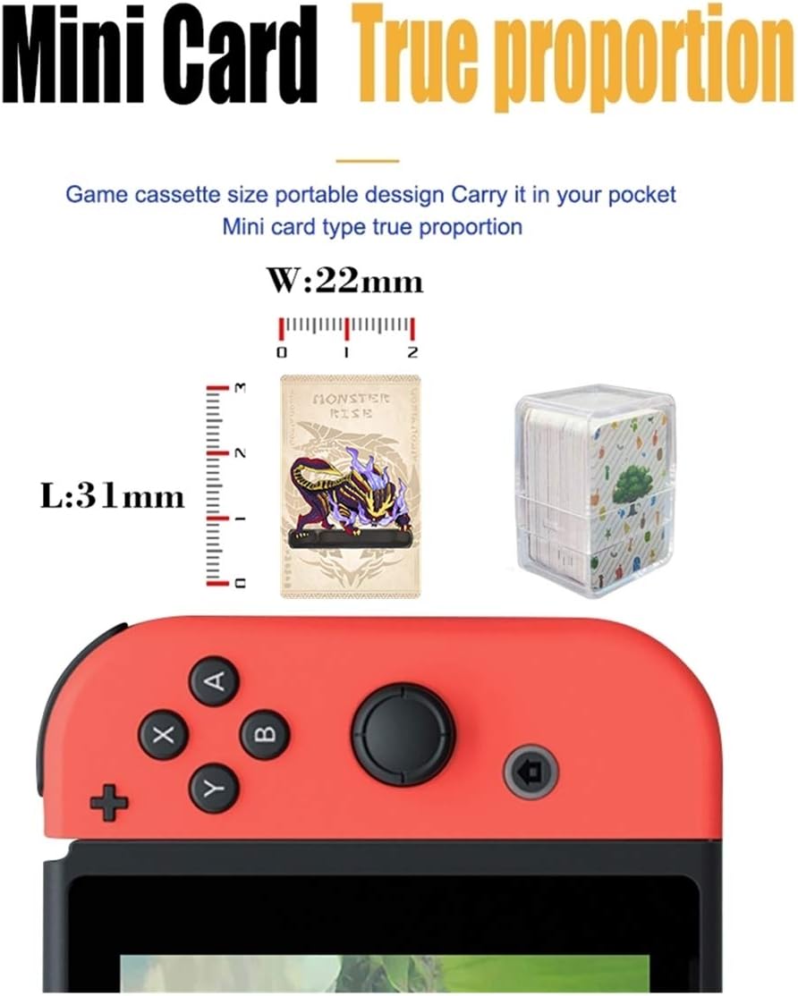 9pcs Monster Hunter Rise NFC Amiibo Card, Palamute, Palico, Magnamalo. Compatible Switch, Switch Lite.: Toys & Games