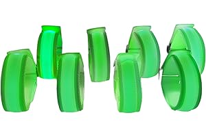 SZJMAO 8 Pack LED Bracelets Light Up Wristbands,Glow Flashing Wristbands Glow in The Dark Party Supplies for Party, Festivals, Sports, Camping,Night Events (Green)
