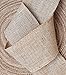 Burlap Ribbon by the Roll. Huge 50 Yards Jute Spool by Drency. 3 Inch