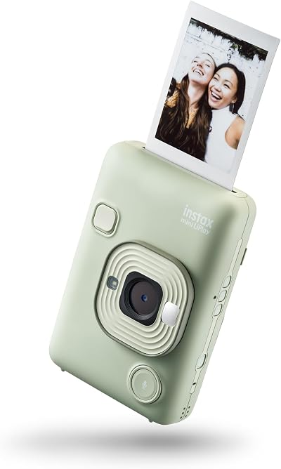 INSTAX Mini LiPlay Hybrid Instant Camera Matcha Green 2.7in LCD