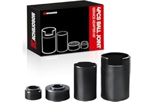Achilioson 4PCS Ball Joint Service Adapter Kit for Jeep Dodge RAM 1500 Wrangler Cherokee - Compatible for OTC 7894 Press Tool, Upper/Lower Joint Removal & Installation Set