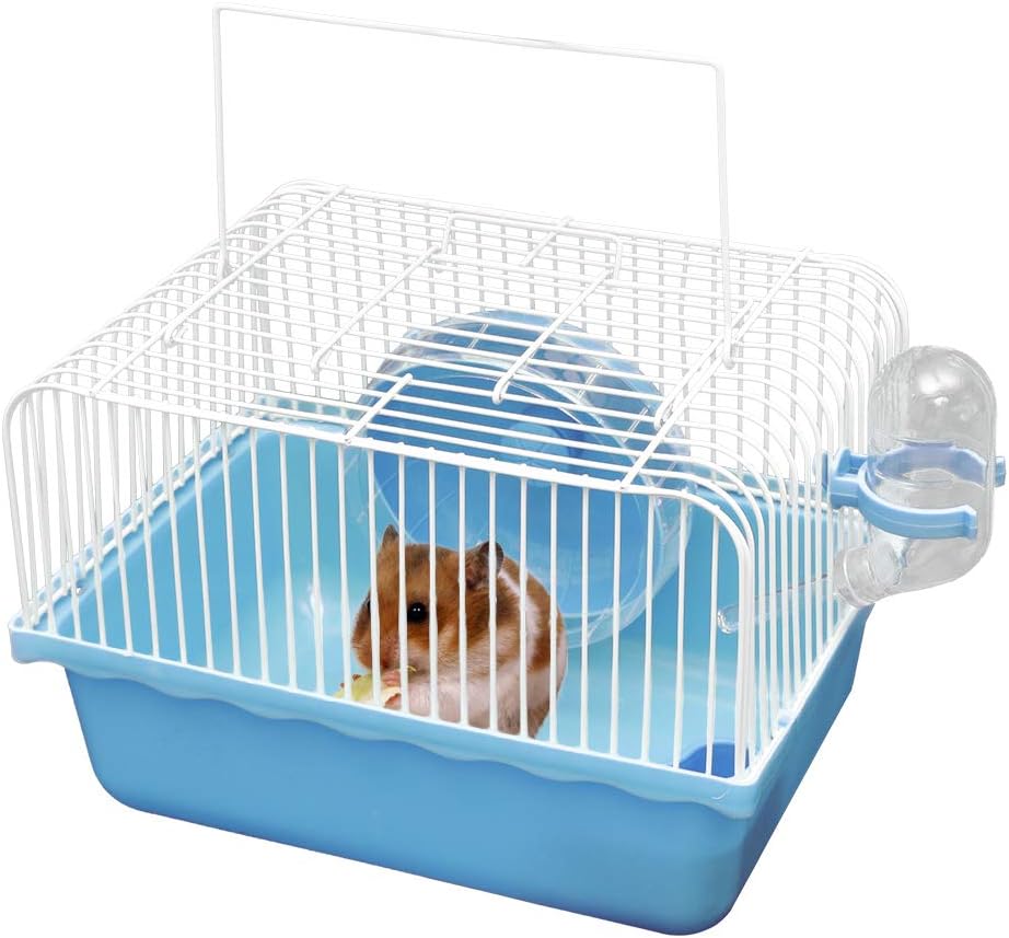 POPETPOP Hamster Carrier Guinea Pig Travel CarrierPortable Small