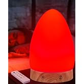 Aoife 670nm Red Light Desk Lamp 4 Color Modes &amp; Dimming Remote | Remote with adjustable brightness；USB powered；Elegant design；For Bedroom, office, bedside