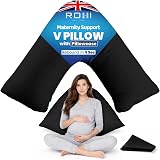 Rohi Orthopaedic V Pillow with Case – Anti Allergy Hollowfibre Support