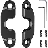 Upgraded Aluminum Alloy Sun Visor Repair Kit for Jeep, Veharvim Heavy Duty Sun Visor Clip Compatible with Jeep Wrangler JK 2018/ JL/Wrangler 2018-2023/ Gladiator 2020-2023