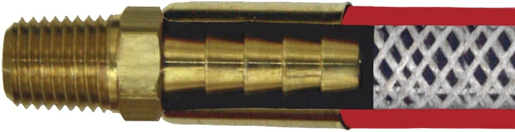 Good Year 12674 Rubber Air Hose Red, 50-Feet x 3/8-Inch: Sports & Outdoors