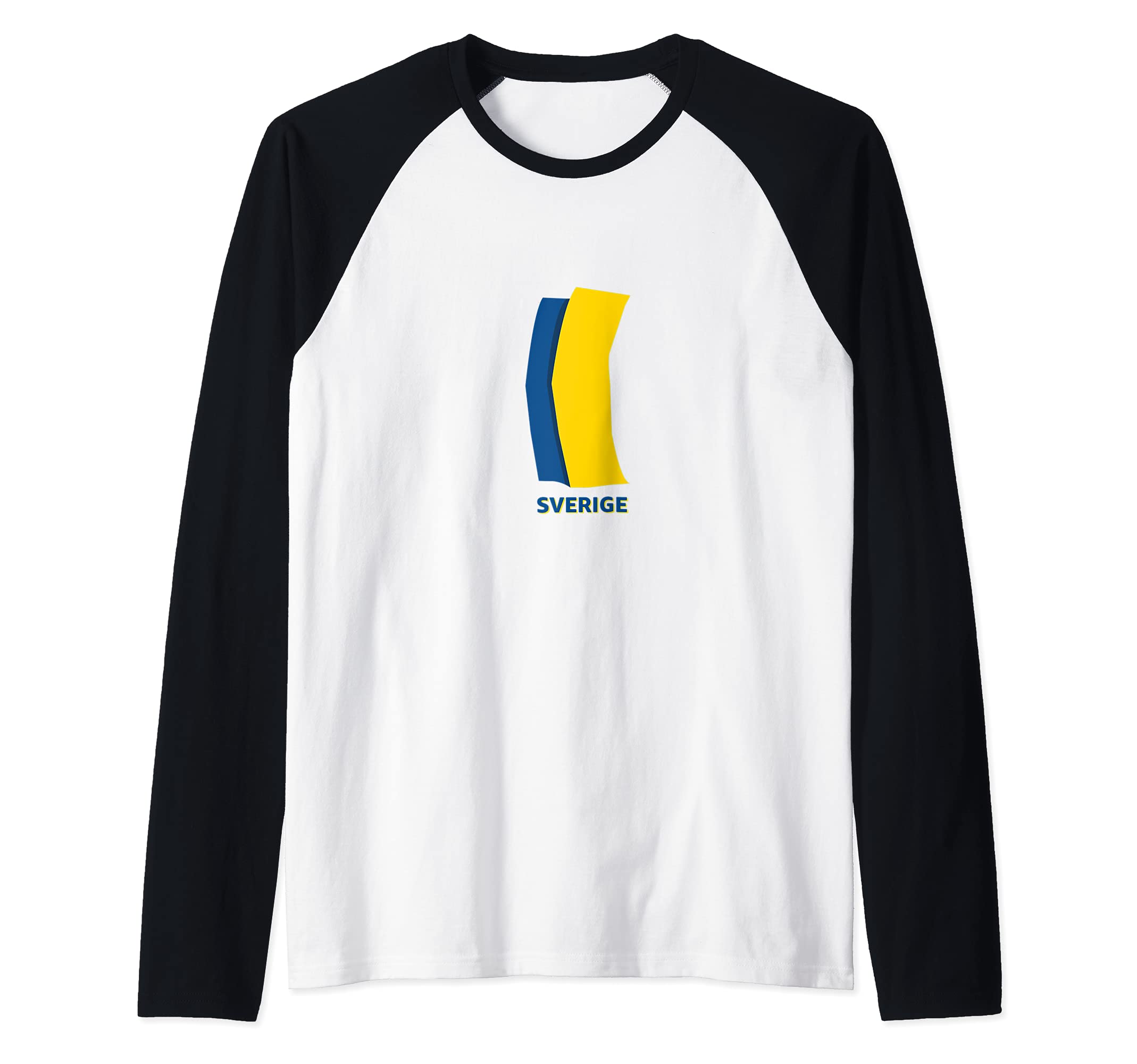 Flag Sweden Raglan Baseball Tee