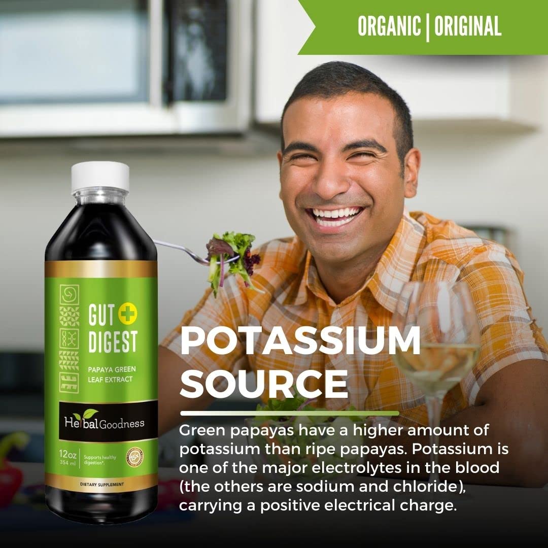 Herbal Goodness Gut Digest 12oz - Colon Broom, Gut Health Supplements for Women and Men with Probiotics and Digestive Enzymes for Digestive Health for Gut Health, Liver Detox - 1 Bottle