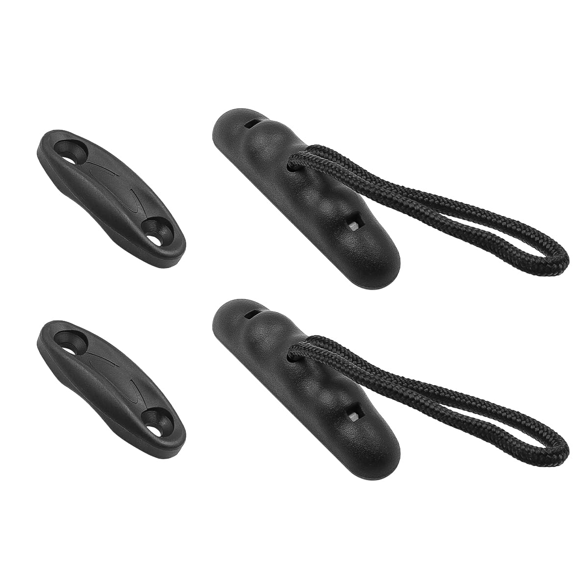 NUZAMAS Set of 2 Kayak Handles with Rope Carry Handles kayak carry handles kayak handle with Cord and Pad Eyes Screws Replacement Installation Kit for Kayak and Boat Accessories