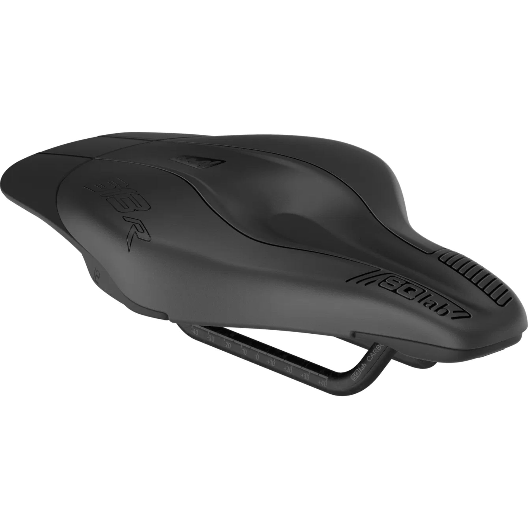 SQlab Unisex - Adult 613 Ergowave R Carbon Triathlon Bike Saddle - Black, 13 cm