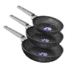 Cecotec-Set-de-Sartenes-Polka-Exclusive-18-22-26-Bucket-Set-WoodRock-Diametro-18-22-26-cm-Mango-frio-de-Baquelita