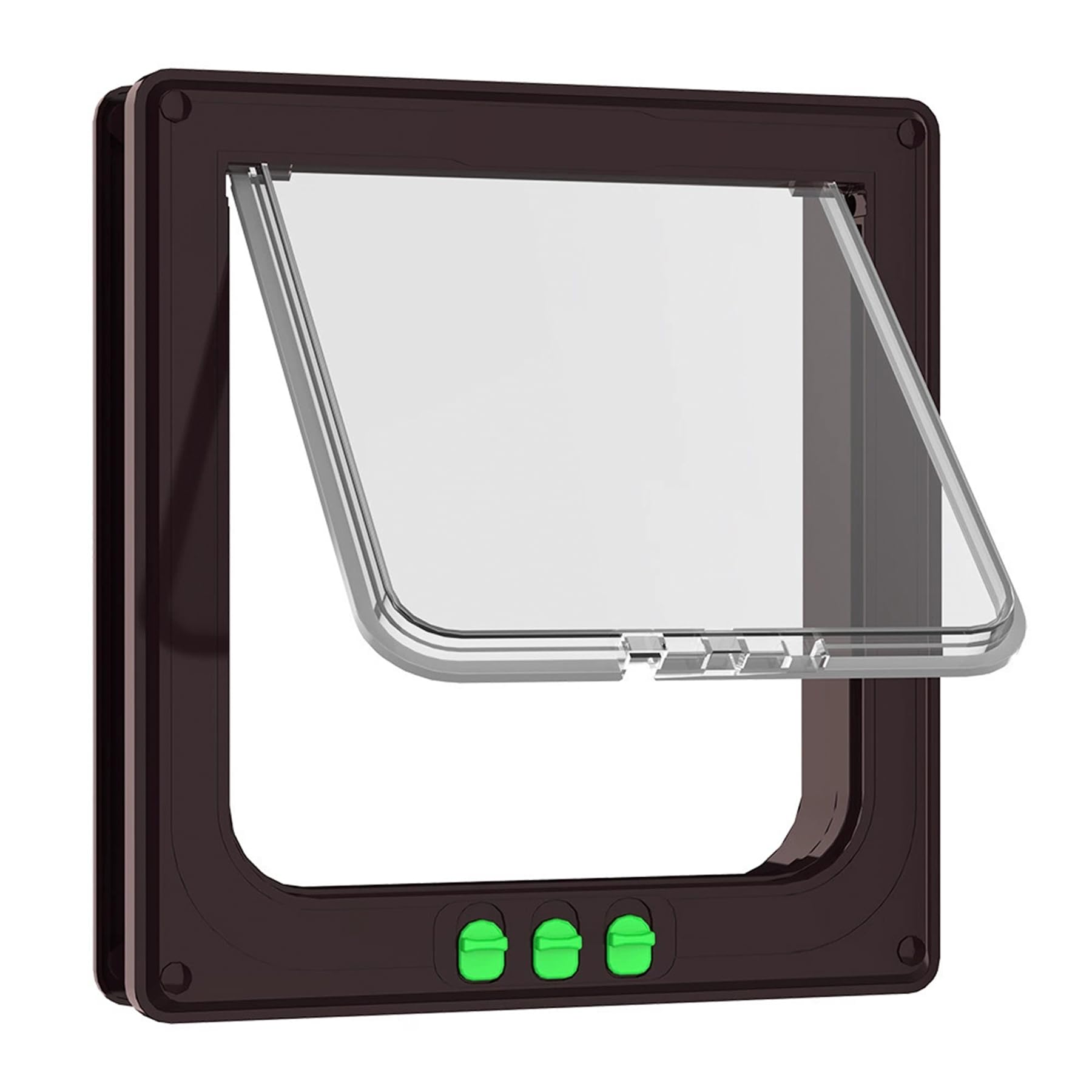 Moaobooh Cat Door, Cat Flap, Weatherproof, Easy Installation, Dog Flap for Indoor Outdoor Door, Window, Wall