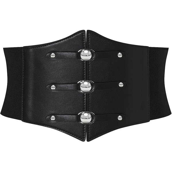 WERFORU Women Wide Corset Elastic Belt Thick Vintage Ladies  display picture 2