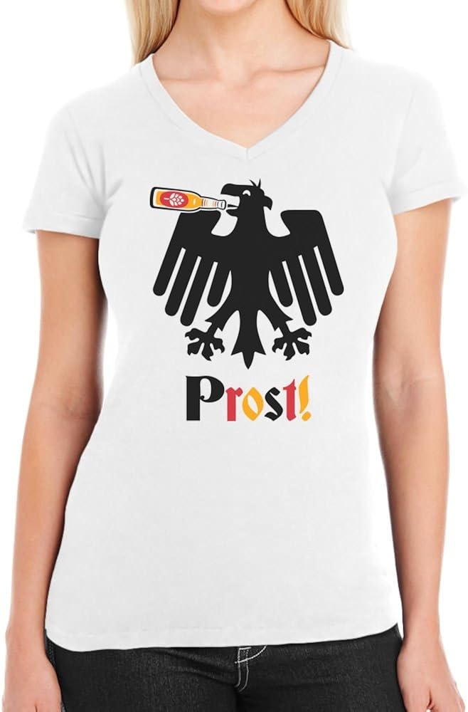 Deutschland EM Fanshirt - Prost Adler trinkt Bier Witzig ...