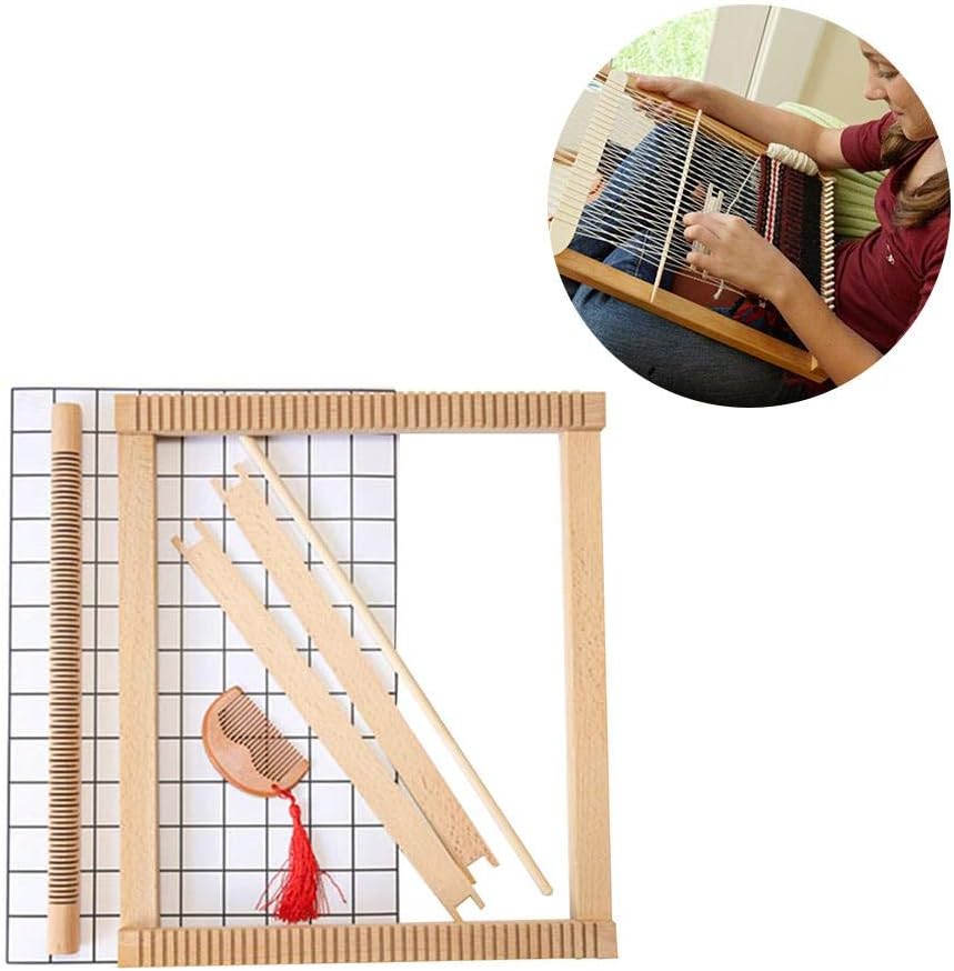 Weaving Loom Kit,Professional Tapestry Loom Set Weaving Loom Frame Stand for Adults and Kids