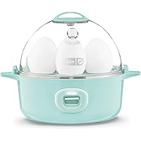 DASH Express Electric Egg Cooker 7 Capacity for Hard Boiled, Poached, Scrambled, or Omelets, with Auto Shut Off Feature…