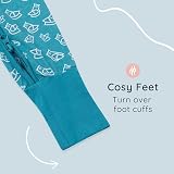 Bramble & Bear Unisex Baby Sleepsuits 2 Pack Tawny Teal 9-12 Months UK view 4