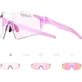 SCVCN Photochromic Cycling Glasses UV400 Protection for Women Men Sports Glasses TR90 MTB Running Mountain Bike S9A2