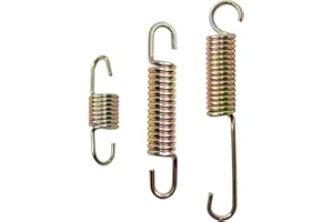 CQSPMOTO Motorcycle Kickstand Spring Metal Motorcycle Kick Side Stand Spring Gold Universal Brake Pedal Return Spring Kit Ste