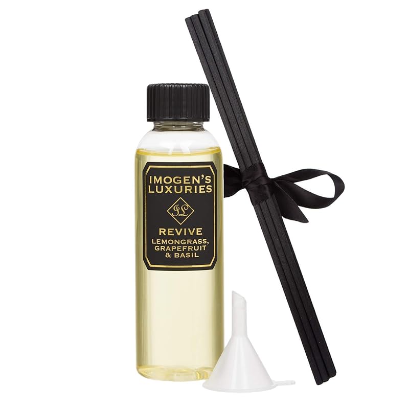 Revive 100ml Reed Diffuser Refill with Natural Lemongrass, Grapefruit