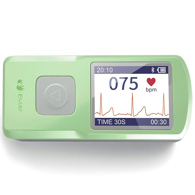Buy EMAY FDA Certified Portable Handheld ECG/EKG Monitor Online at Low