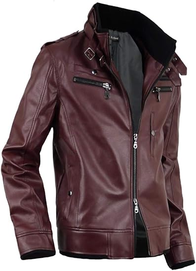 Amazon レザージャケット メンズ 革ジャン ライダースジャケット ミリタリージャケット 冬 冬服 Puレザー コート ジャケット 通販