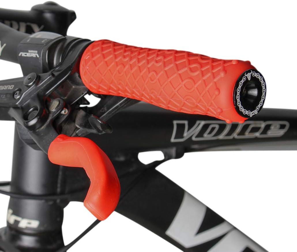 MUQZI Bike Handlebar Grips NonSlipSilica Gel Bicycle Handle Grip Mountain Road Foldable Bike