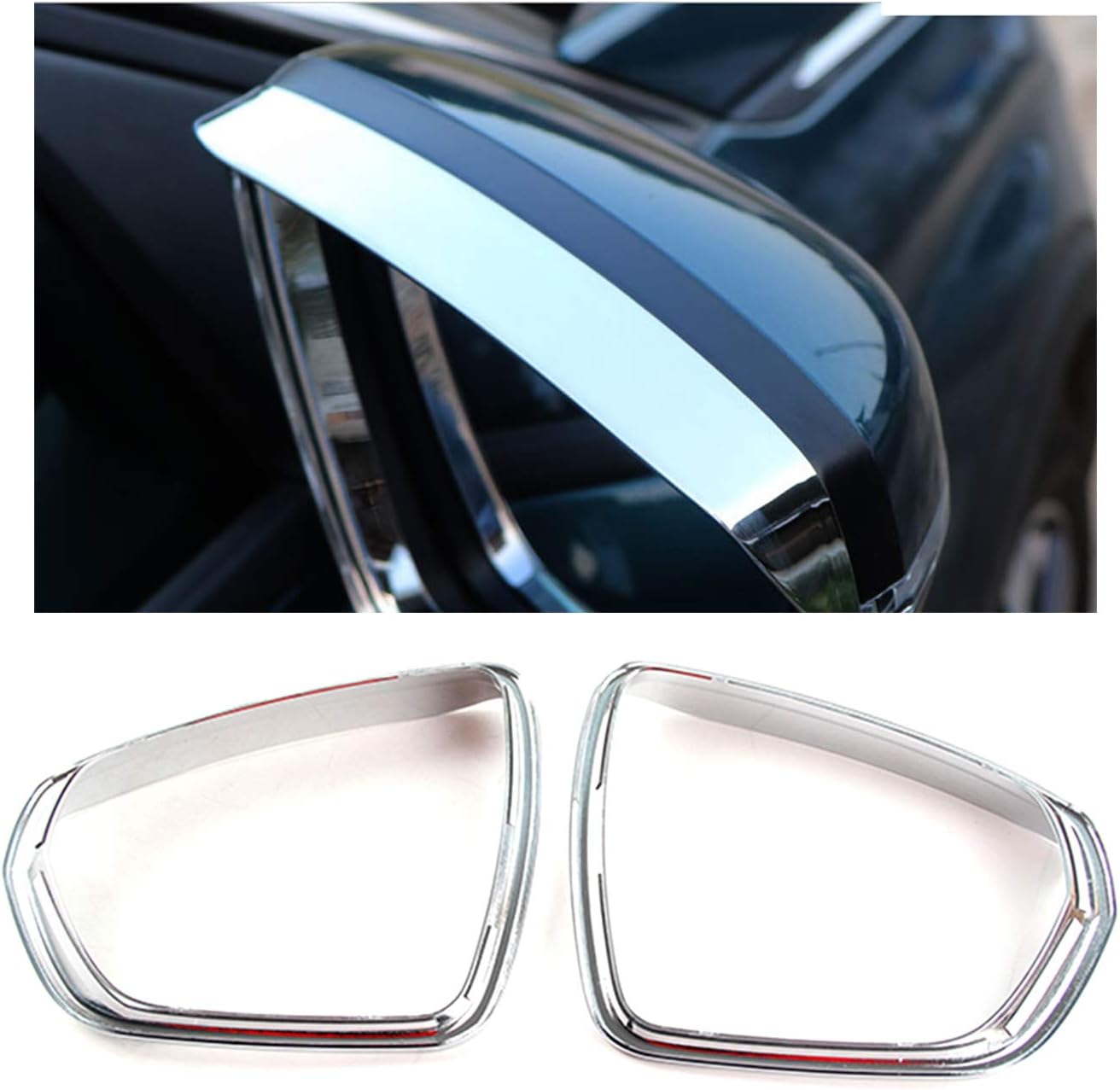 LFOTPP Car Rear View Mirror Rain Eyebrow Visor Shade for 3008 5008 GT