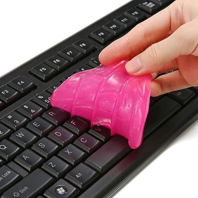 MECO 4Pcs Keyboard Cleaning Kit Cleaner Gel Dust Cleaner for PC