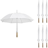 Anderson Umbrella Wedding Umbrella - 48" Umbrella - Manual Open - 7 Pack (White)