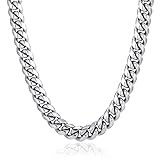 Mens Silver Chain Stainless Steel 20inch 14MM