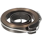uxcell Drill Press Spring Drill Press Quill Feed Return Coil Spring Assembly Spring Steel Chemical Blackening Finish 680mm Expand Long 34 x 6 x 0.65mm 1 Pcs