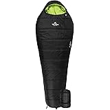 TETON Sports LEEF Ultralight Mummy Sleeping Bag Perfect for Backpacking, Hiking, and Camping; 3-4 Season Mummy Bag; Free Stuf