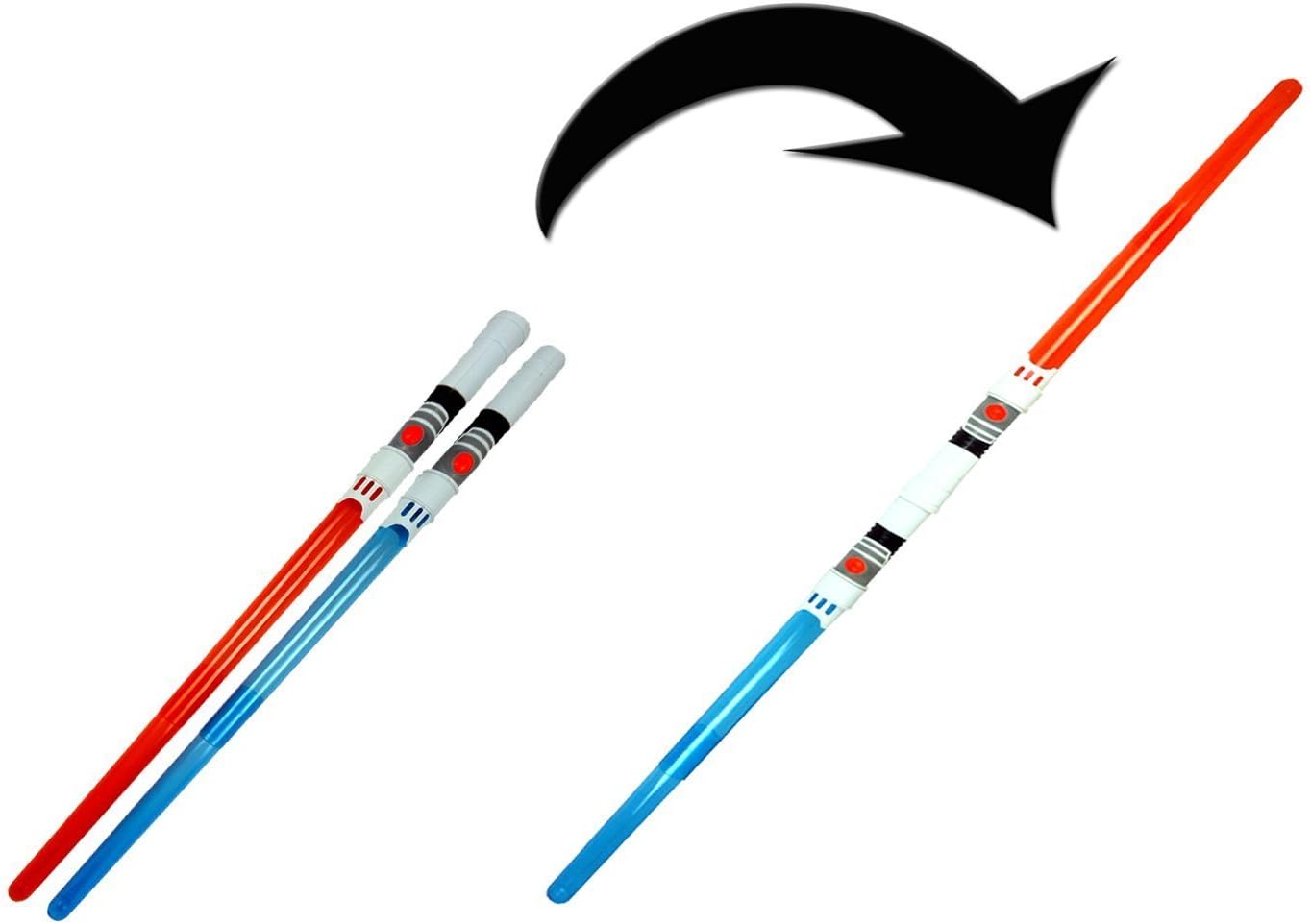 Brigamo 503 - XL Lightsabre 140&nbsp;cm Long, 2-in-1&nbsp;Light Sabre with Light and Sound