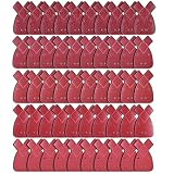 AUSTOR 50 Pieces Mouse Detail Sandpaper with Extra 2 Tips Hook and Loop Assorted 40/60/ 80/120/ 240 Grits to Fit Black and Decker Detail Palm Sander