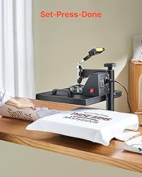 VEVOR 2 in 1 Heat Press Machine for T Shirts and