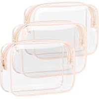 WEISIPU Transparente Reisetasche Für Toilettenartikel – Wasserdicht, TSA-konform, 28x16x17 Cm