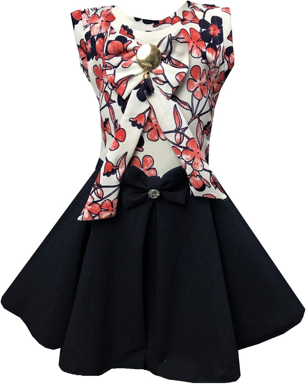 Girl's Net Denim Skirt and Top