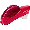 Eagle Automatic Tape Dispenser, Tape Gun, Single Handheld Design, Free 1 Roll of 0.5 Inch (12 mm) and 1 Roll of 0.75 Inch (19 mm) Tapes (Pink)