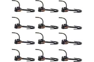 iREOGAME 12Pcs 20mm E-Z Mate Magnetic Knuckle Couplers, HO Scale Couplers Hook for HO 1:87 Scale Model Trains Railroad Freigh