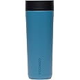 Corkcicle Commuter Cup Travel Mug with 360° Sip Lid, North Shore, 17 oz – Insulated Coffee Mug with Lid Keeps Beverages Cold 18 Hours, Hot 5 Hours – Cupholder Friendly & Spill-Proof Slim Tumbler
