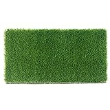 ZestyNest Artificial Grass Doormat with SmartDrain Technology - Welcome Door Mat for Entrance Way & Porch- Outdoors and Indoors (24X18 Inches)