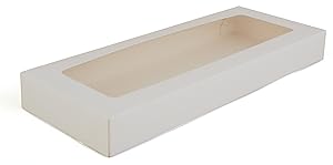 Southern Champion Tray 24573 Paperboard White Window Bakery Box, 16