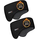 BEACE 30°F Winter Double-Layer Fleece Ear Warmers Headband for Men Women-Ear Muffs Ear Covers for Running Cold Weather
