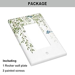 Pznen Hanging Eucalyptus Leaves Single Rocker