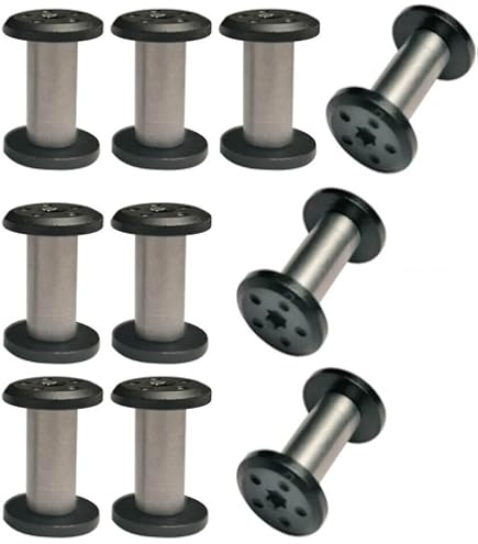 Tornillos Para Mango De Cuchillo - Juego De 10 Piezas Con Tuercas, De Acero Aleación, Para Fabricación Y Reparación De Cuchillos