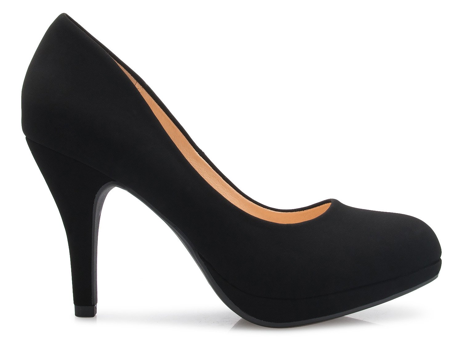 Olivia K Women's Classic Round-Toe Platform Pumps Stiletto Dress High Heels - Image 6