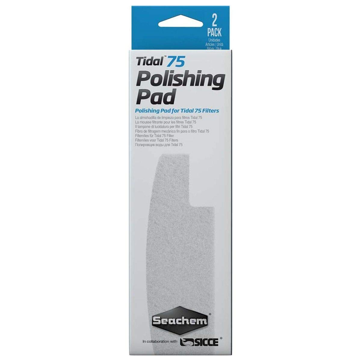 Photo 1 of Seachem Laboratories Tidal 75 Filter Polishing Pad (2 Pack)