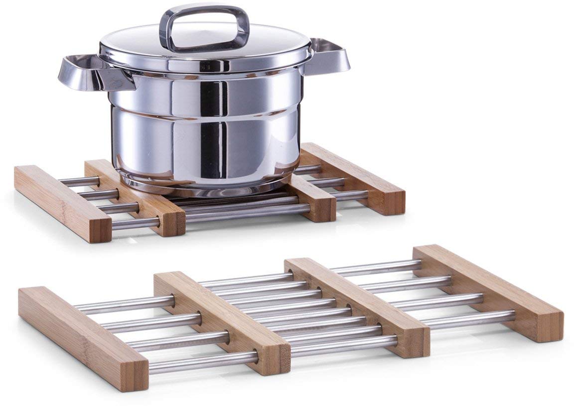 Zeller Trivet, Silver, 23.5 x 20 x 2 cm